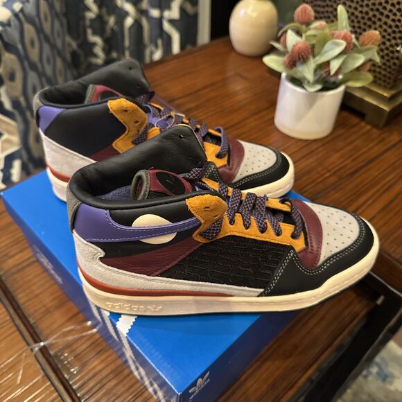 Adidas Size 5 Men Forum Mid Patchwork Nordstrom Rare New Leather Textile - Picture 11 of 14